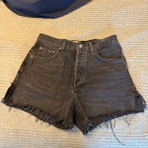 Agolde Charcoal Jean Shorts